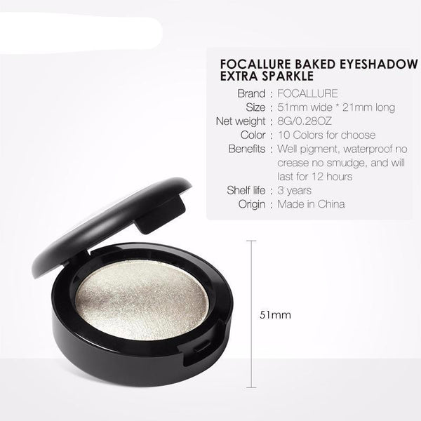 Shimmer Metallic Eyeshadow Makeup